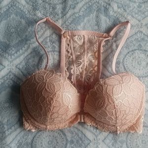 VS lace racerback bra